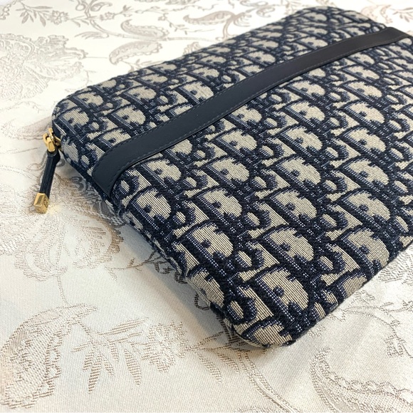 Dior Oblique Jacquard Pouch - Picture 2 of 14